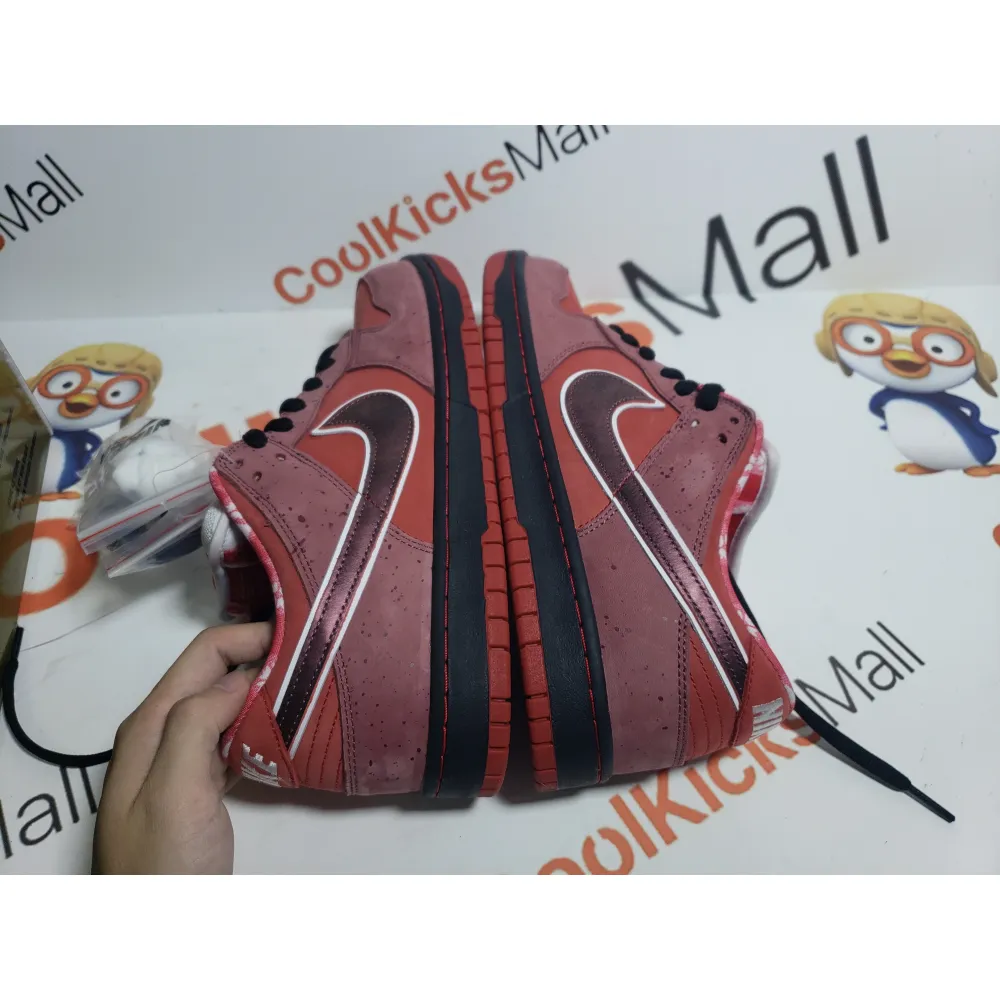 PKGoden SB Dunk Low Concepts Red Lobster,  313170-661  