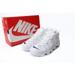 Cool Kicks | PKGoden Air More Uptempo 96 White White Midnight Navy, DH8011-100  