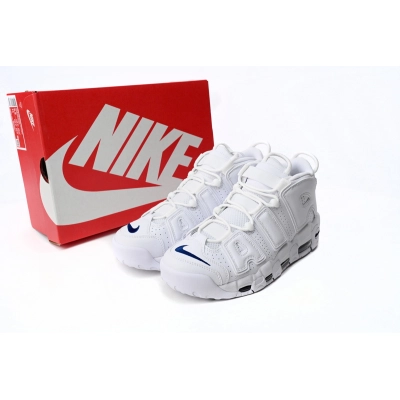 Cool Kicks | PKGoden Air More Uptempo 96 White White Midnight Navy, DH8011-100   01