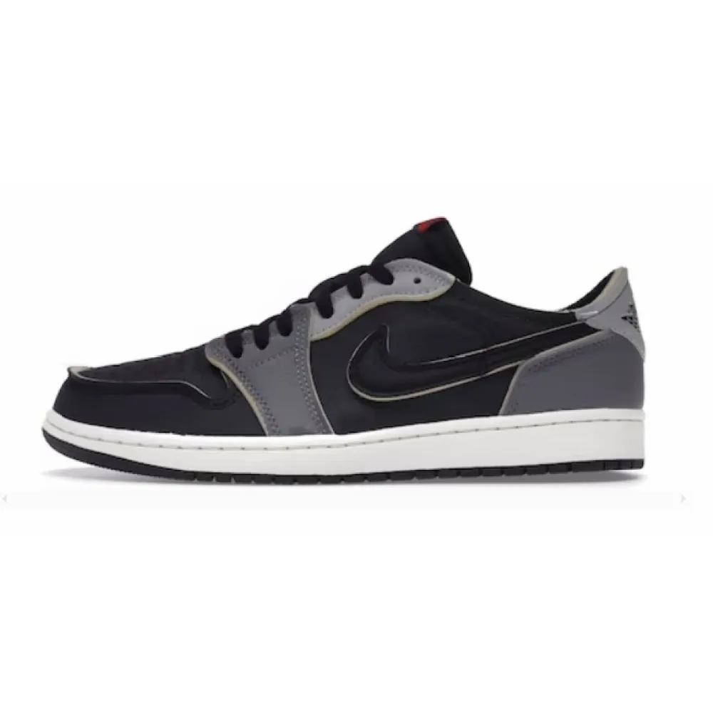 Cool Kicks | GET Air Jordan 1 Low GET EX Black Smoke Grey, DV0982-006 