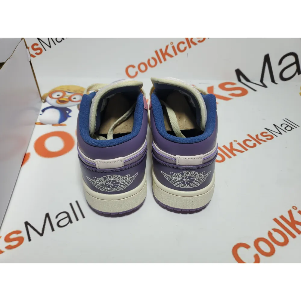 shop cool kicks | GET Jordan 1 Low Pastel Purple, DZ2768-651 