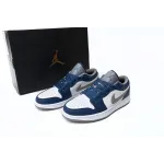 shop cool kicks | GET Jordan 1 Low True Blue,553558-412