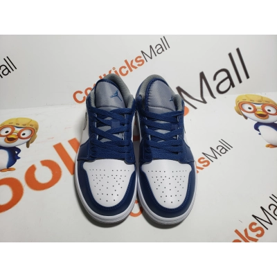 shop cool kicks | GET Jordan 1 Low True Blue,553558-412 02
