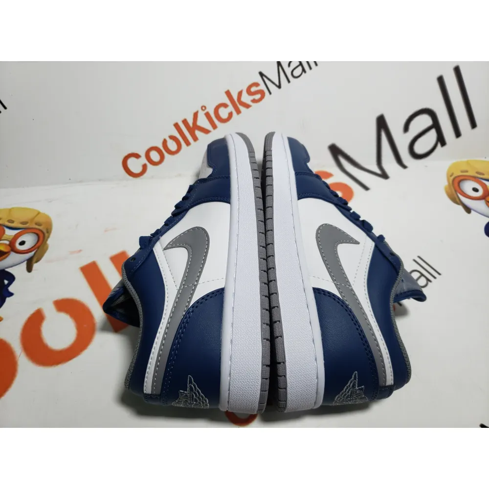 shop cool kicks | GET Jordan 1 Low True Blue,553558-412