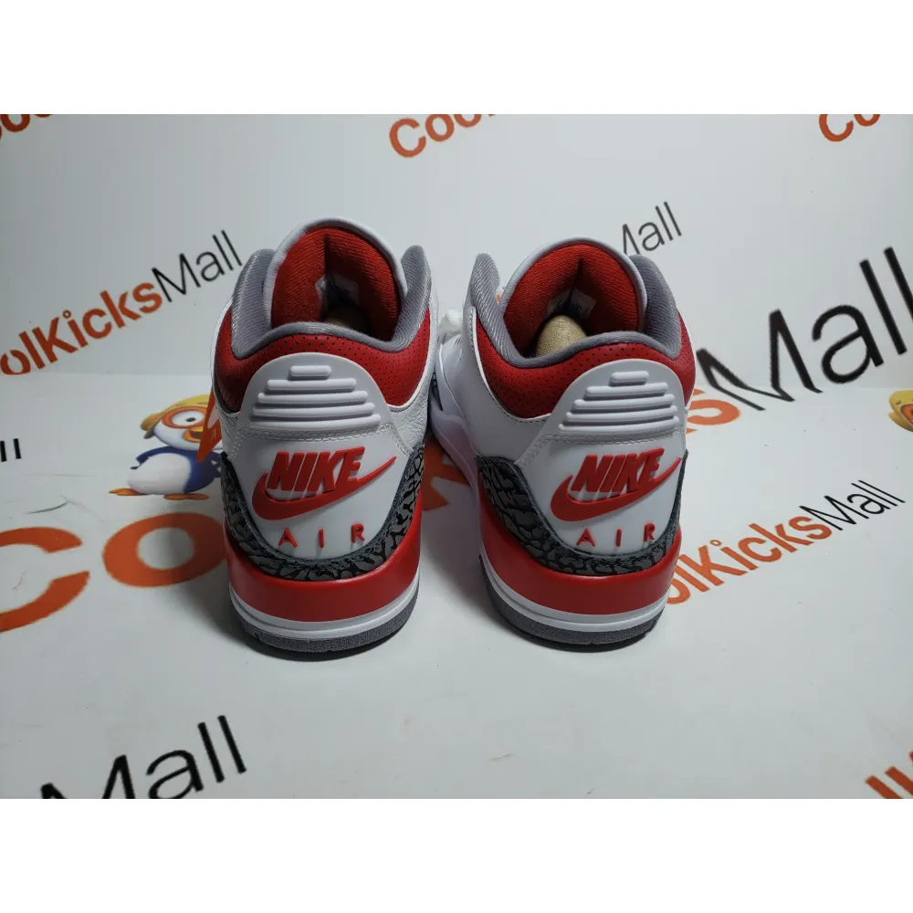 Cool Kicks | PKGoden Air Jordan 3 Retro Fire Red (2022), DN3707-160