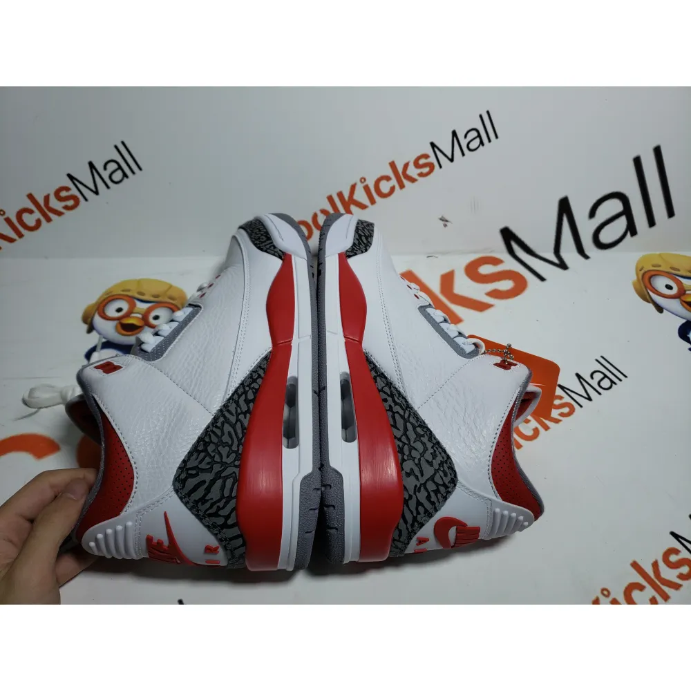 Cool Kicks | PKGoden Air Jordan 3 Retro Fire Red (2022), DN3707-160