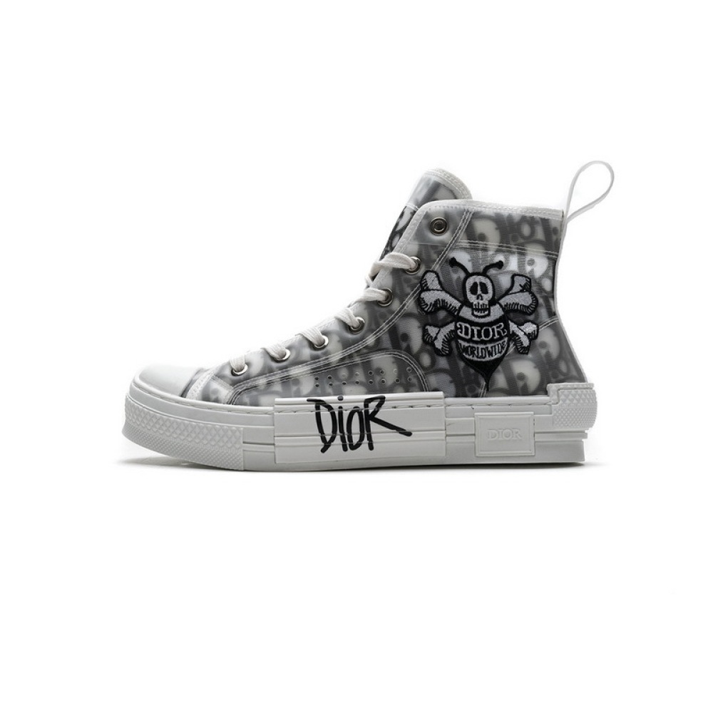 GET Dior B23 High Top Logo Oblique bee