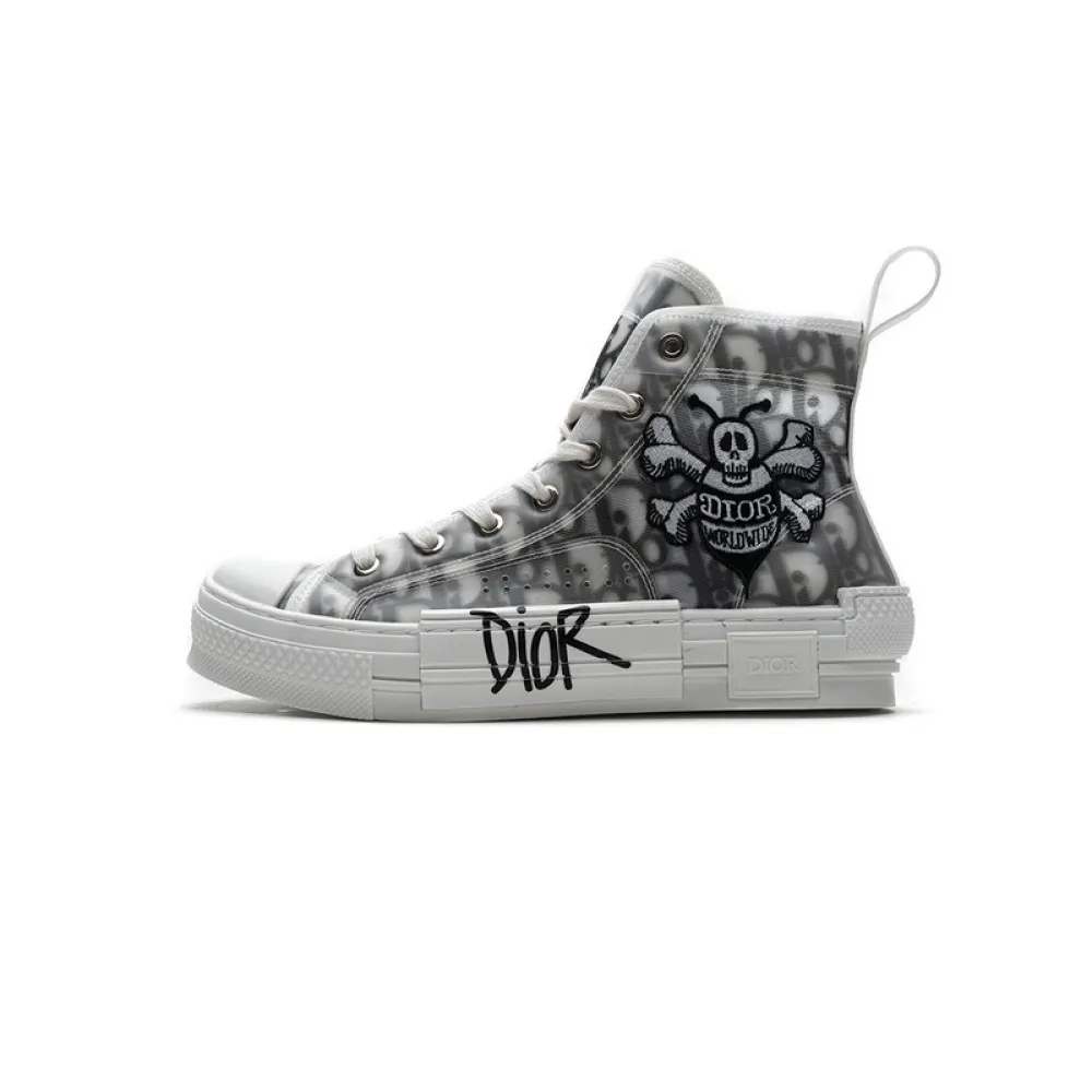GET Dior B23 High Top Logo Oblique bee