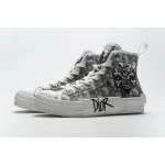 GET Dior B23 High Top Logo Oblique bee
