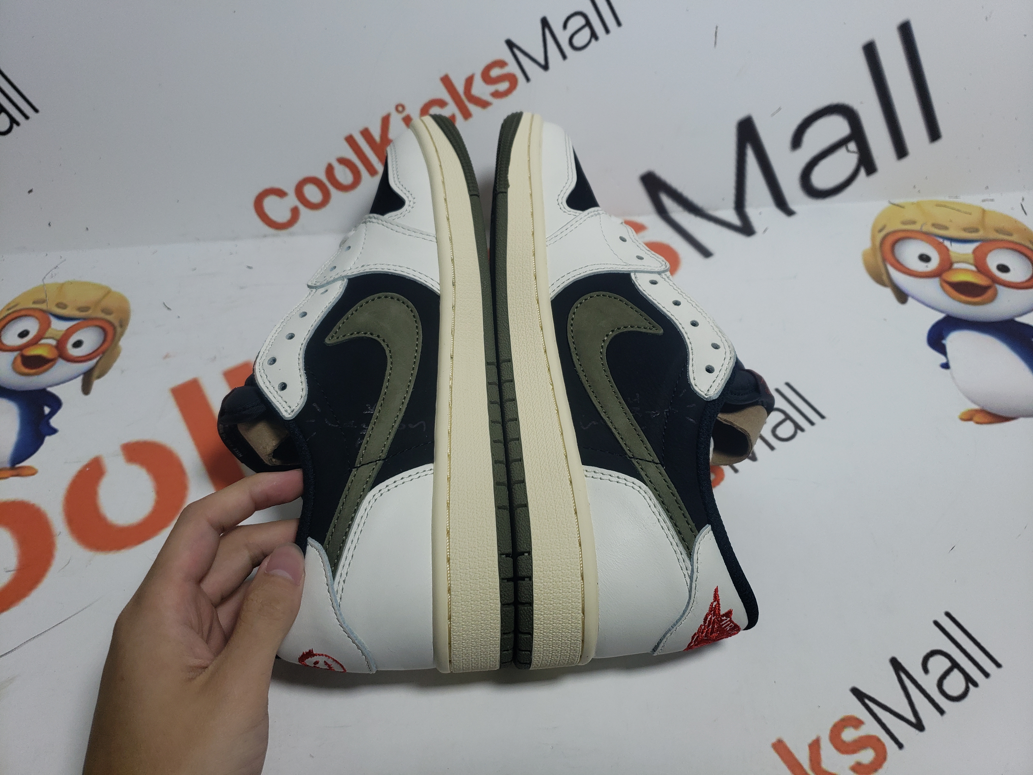 Coolest Kicks | PK GOD Air Jordan 1 Retro Low OG SP Travis Scott Olive,DZ4137-106