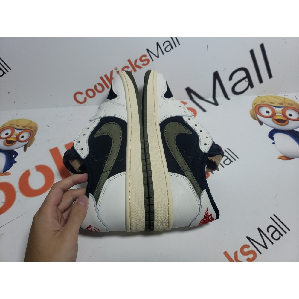 Coolest Kicks | PK GOD Air Jordan 1 Retro Low OG SP Travis Scott Olive,DZ4137-106