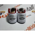 Coolkicks | G5 Air Jordan 1 Low White Gym Red Black, 553560-164 