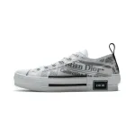 GET Dior B23 Low Top Daniel Asham Newspaper