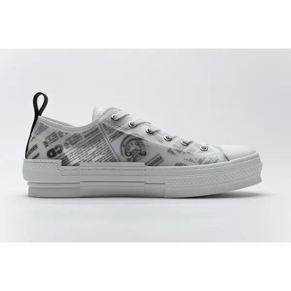 GET Dior B23 Low Top Daniel Asham Newspaper