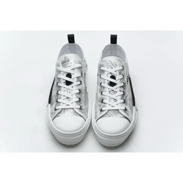 GET Dior B23 Low Top Daniel Asham Newspaper