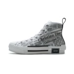 GET Dior B23 High Top Daniel Asham Newspaper
