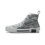 GET Dior B23 High Top Daniel Asham Newspaper