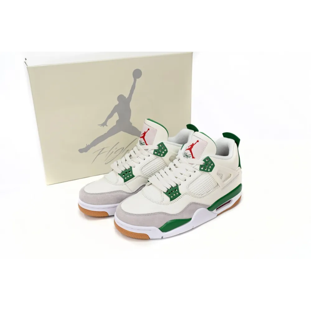(50% off for a limited time promotion)Air Jordan 4 Retro SB Pine Green, DR5415-103