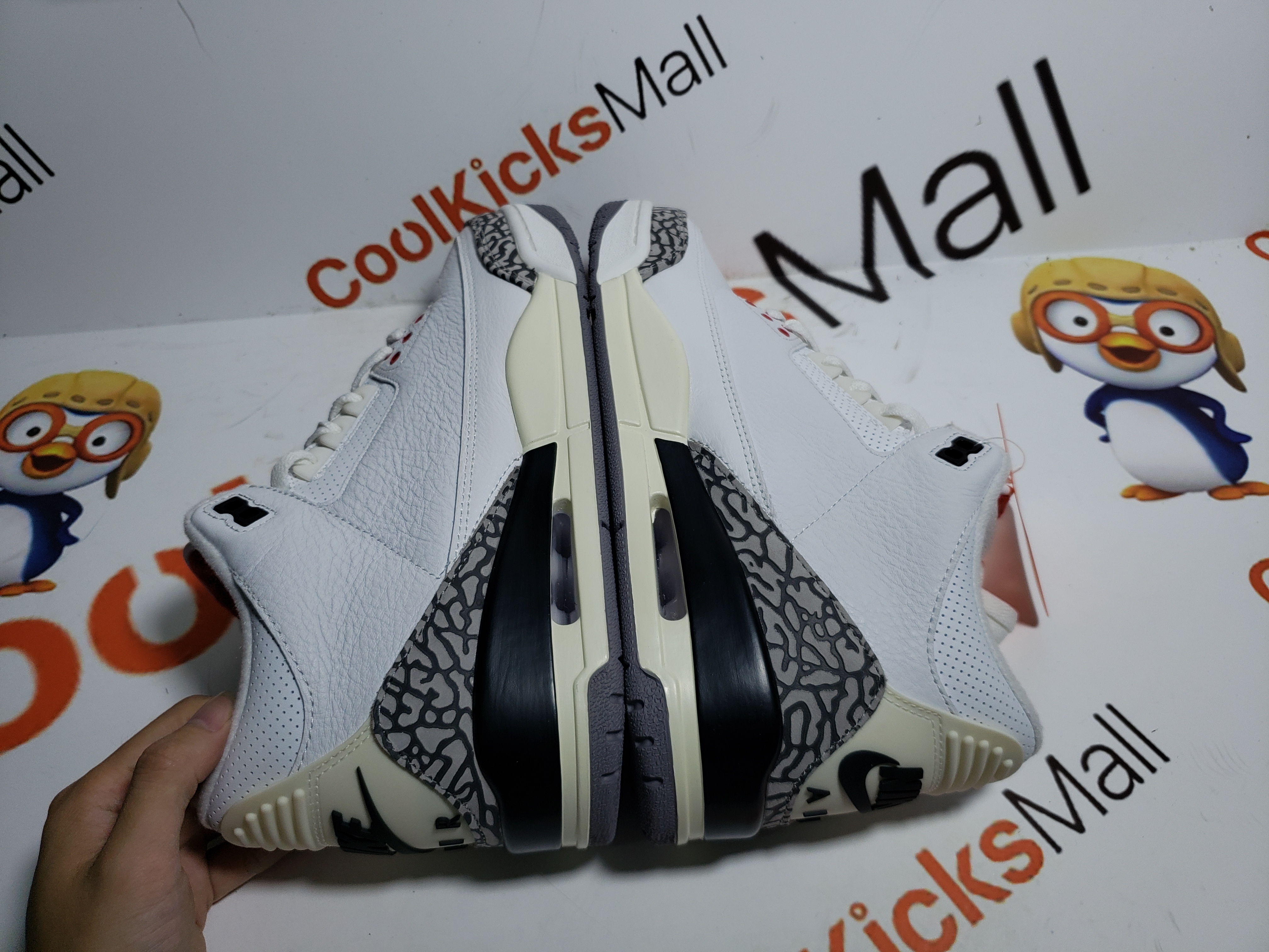 Coolkicks PK GOD Air Jordan 3 Retro White Cement Reimagined,DN3707-100