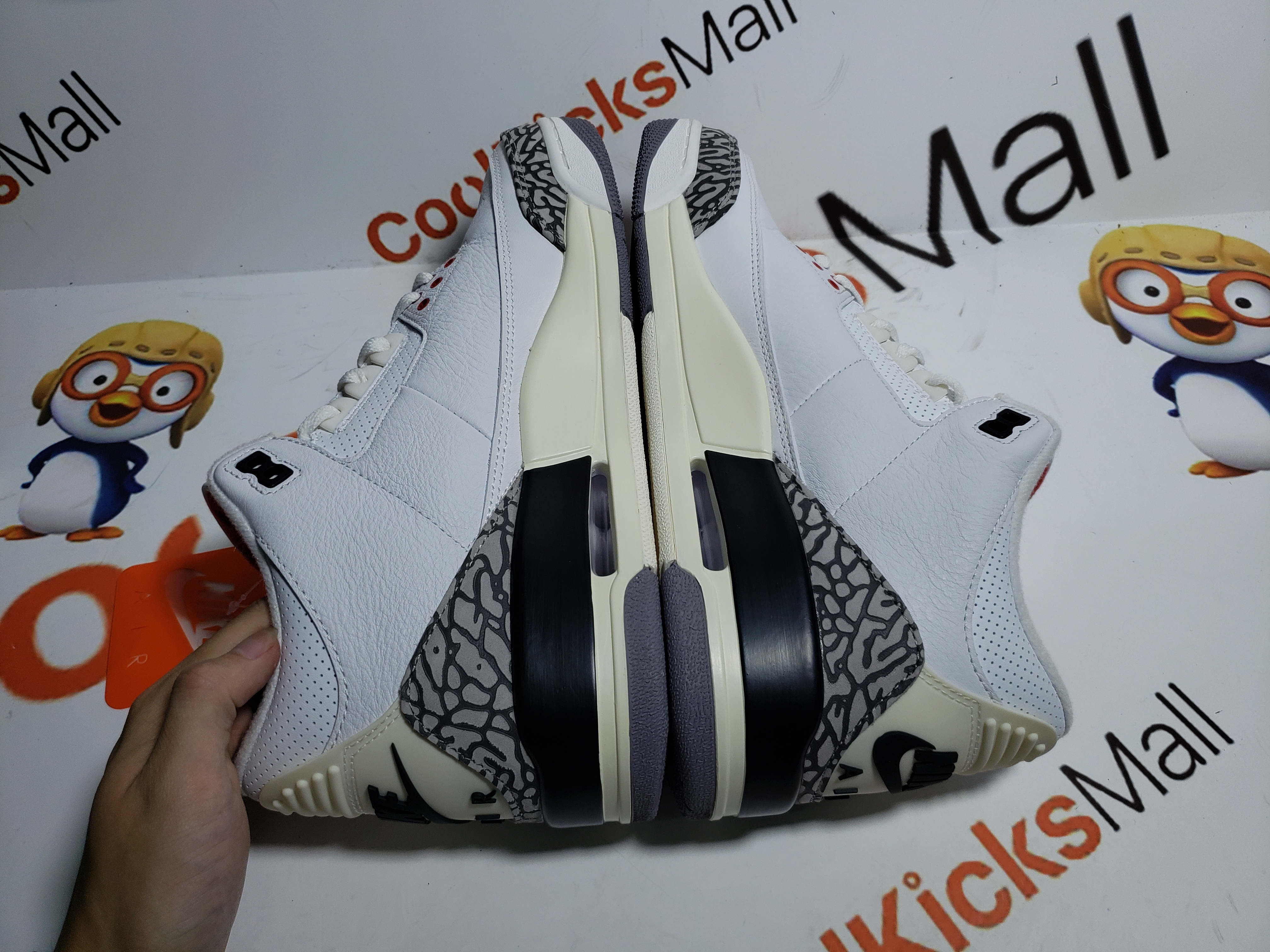 Coolkicks PK GOD Air Jordan 3 Retro White Cement Reimagined,DN3707-100