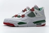 PKGoden Air Jordan 4 Retro White Green Red,AQ3816-063