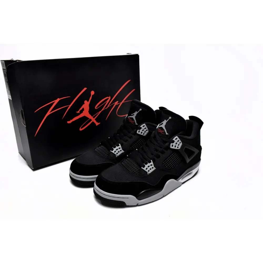 Cool Kicks | GET Air Jordan 4 Retro SE Black Canvas, DH7138-006   