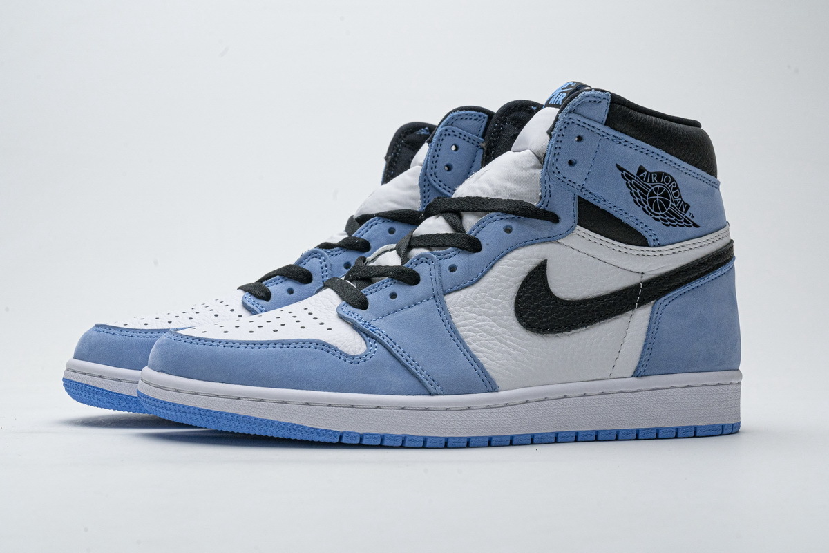 PK GOD Air Jordan 1 Retro High White University Blue Black