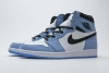 PKGoden Air Jordan 1 Retro High White University Blue Black,555088-134