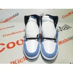 PKGoden Air Jordan 1 Retro High White University Blue Black,555088-134