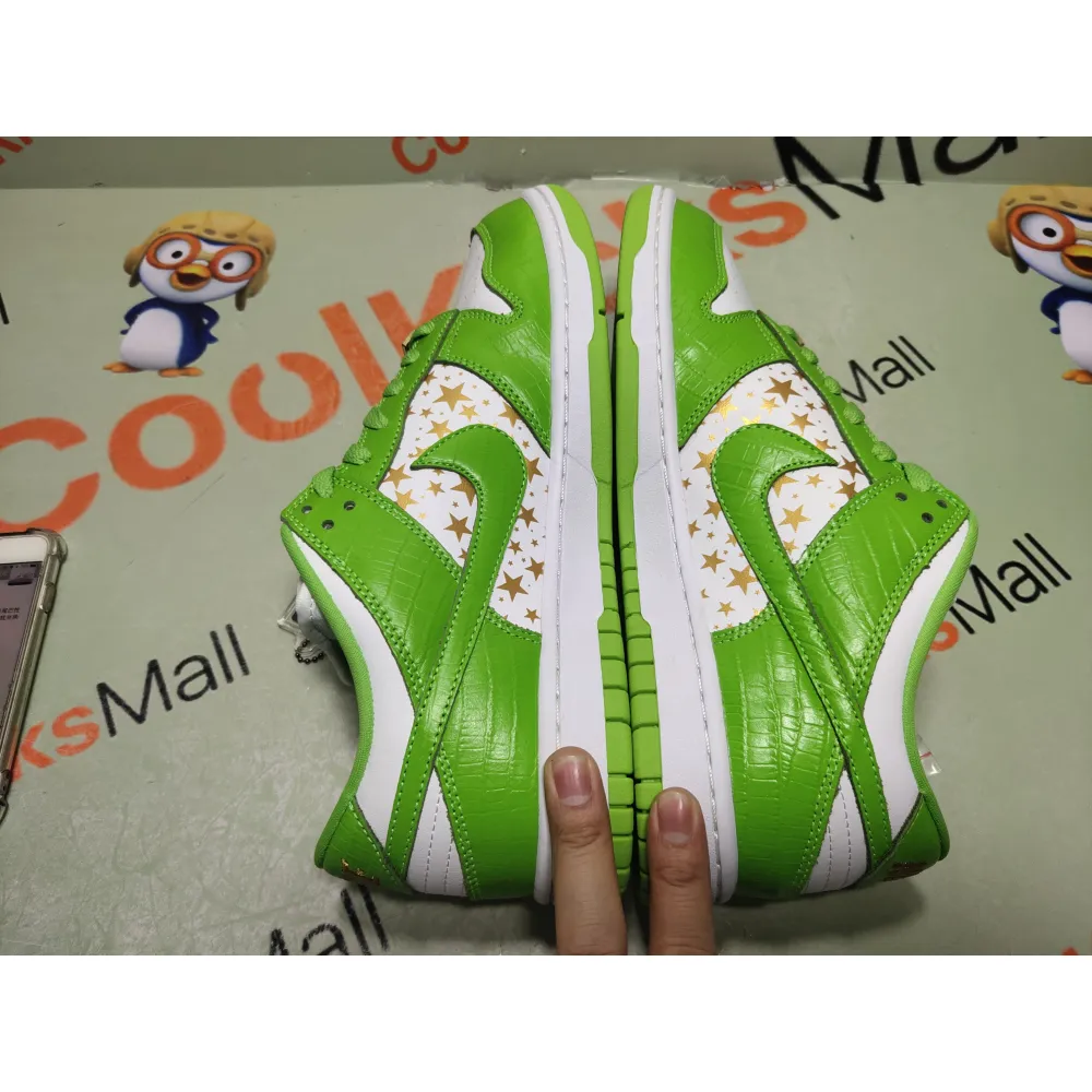 PKGoden SB Dunk Low Green Stars,DH3228-101