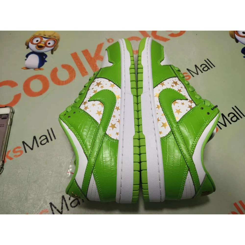 PKGoden SB Dunk Low Green Stars,DH3228-101