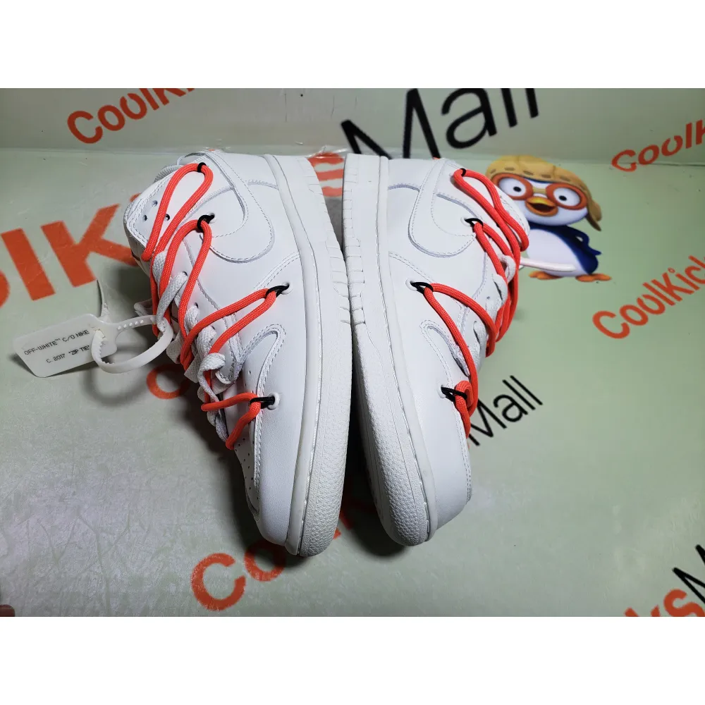 PKGoden SB Dunk Low OFF White White Black Orange,CT0856-900