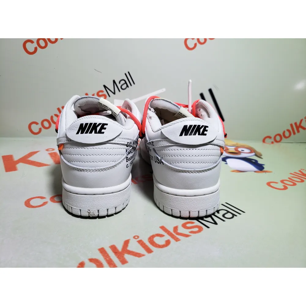 PKGoden SB Dunk Low OFF White White Black Orange,CT0856-900