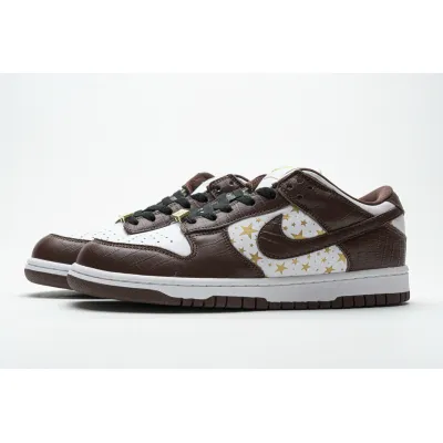 PKGoden SB Dunk Low Brown Stars,DH3228-103 01