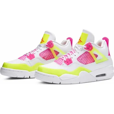 PKGoden Air Jordan 4 Retro White Lemon Pink,CV7808-100 01