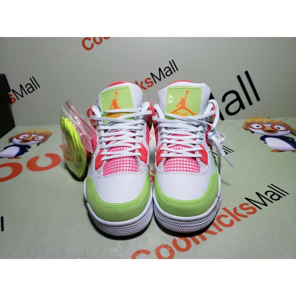 PKGoden Air Jordan 4 Retro White Lemon Pink,CV7808-100