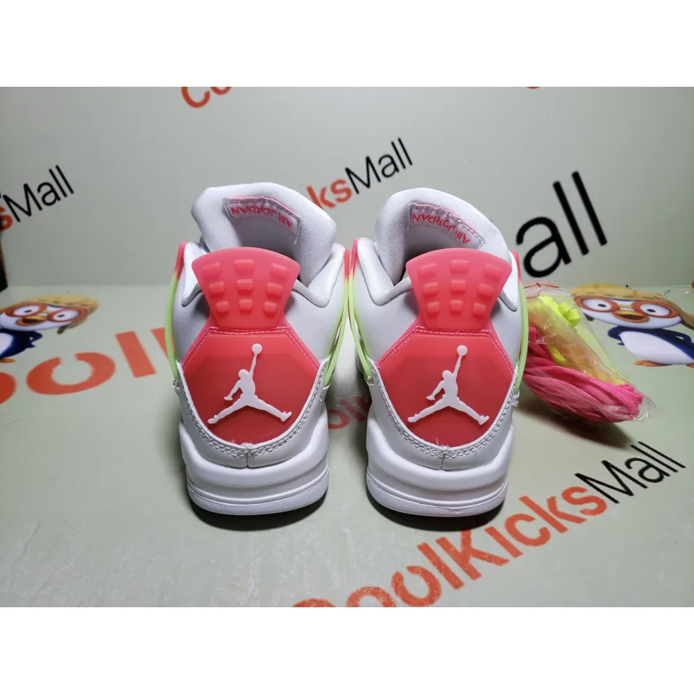 PKGoden Air Jordan 4 Retro White Lemon Pink,CV7808-100