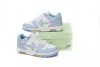PKGoden OFF-WHITE OOO Low Out Of Office Calf Leather White Light Blue 