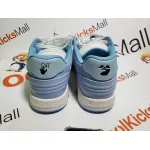 PKGoden OFF-WHITE OOO Low Out Of Office Calf Leather White Light Blue 