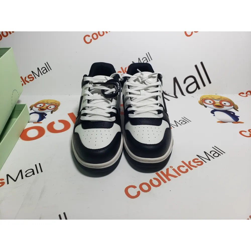 PKGoden OFF-WHITE Out Of Office OOO Low Tops White Black White