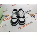 PKGoden OFF-WHITE Out Of Office OOO Low Tops White Black White