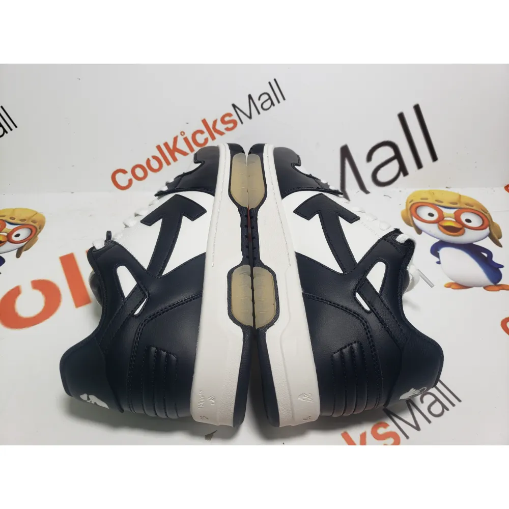 PKGoden OFF-WHITE Out Of Office OOO Low Tops White Black White