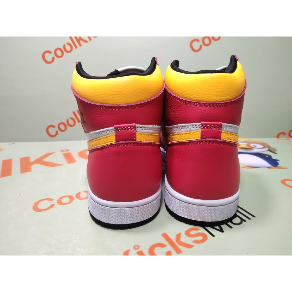 Coolkicks PKGoden Air Jordan 1 Retro High GET Light Fusion Red,555088-603