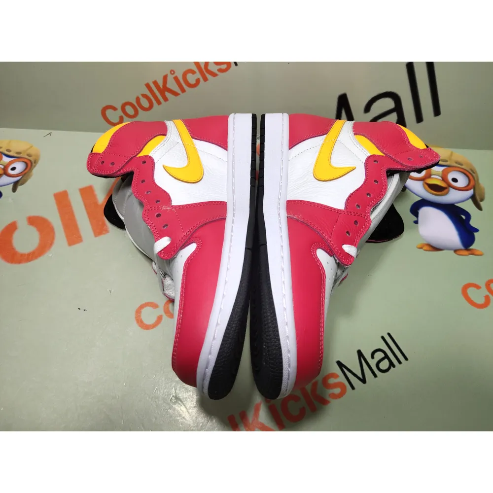 Coolkicks PKGoden Air Jordan 1 Retro High GET Light Fusion Red,555088-603
