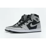 Cool Kicks | PKGoden Air Jordan 1 Shadow 2.0 Black Light Smoke Grey,555088-035