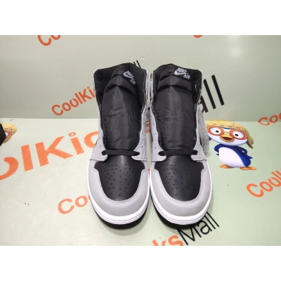 Cool Kicks | PKGoden Air Jordan 1 Shadow 2.0 Black Light Smoke Grey,555088-035 02