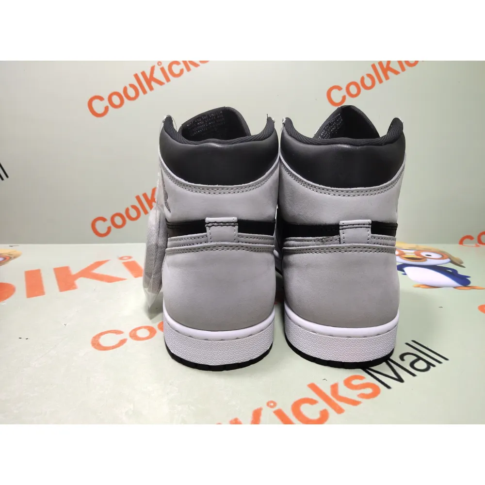 Cool Kicks | PKGoden Air Jordan 1 Shadow 2.0 Black Light Smoke Grey,555088-035