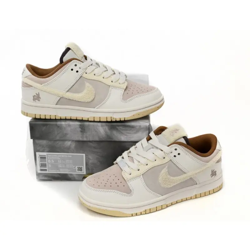 GET Dunk Low Retro PRM Year of the Rabbit Fossil Stone,FD4203-211