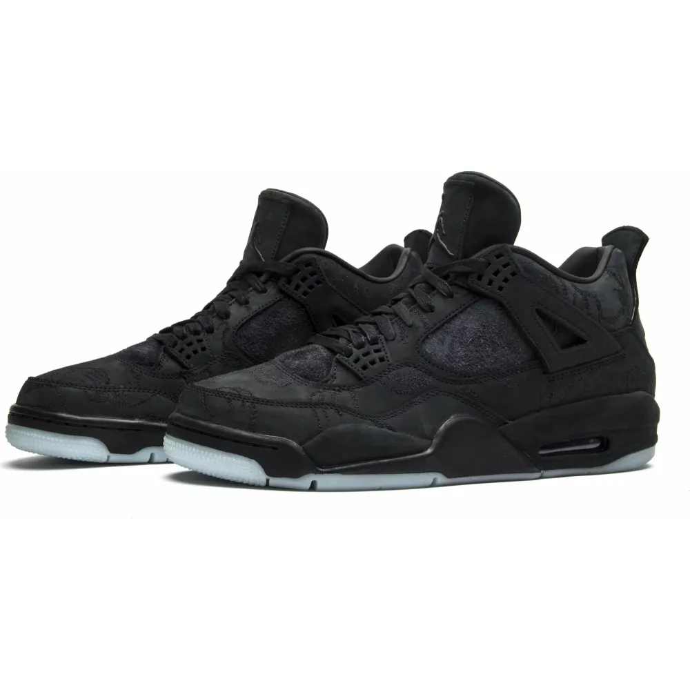 PKGoden Air Jordan 4 Retro Kaws Black,930155-001