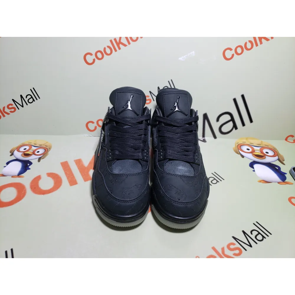 PKGoden Air Jordan 4 Retro Kaws Black,930155-001